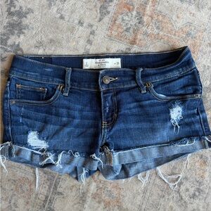 American Eagle Outfitters Dark Blue Jean Shorts